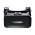 VR Glasses Smart Virtual Reality Glasses Helmet 4k Movie Panoramic Lenses Compatible for IOS Android J20 y1 Black