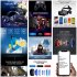 VR Glasses Smart Virtual Reality Glasses Helmet 4k Movie Panoramic Lenses Compatible for IOS Android J20 y1 Black