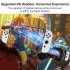 VR Headset 3D VR Glasses with Adjustable Head Strap Compatible for Switch Oled Game Consoles