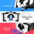 VR Headset 3D VR Glasses with Adjustable Head Strap Compatible for Switch Oled Game Consoles