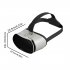 VR Headset Virtual Reality Goggles Headset With High Definition Lens 3D Game Video Experience For 4 6 7 Smart Phones Gray