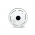 VR360 Degree Panoramic Camera Wireless Monitor WIFI Network Remote HD Home Night Vision white AU Plug