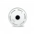 VR360 Degree Panoramic Camera Wireless Monitor WIFI Network Remote HD Home Night Vision white AU Plug