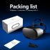 VRG Pro X7 VR  Glasses Blue Light Eye Protective Virtual Reality Helmet Compatible For 5 7 Inch Intelligent Phone Blue light version