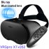 VRG Pro X7 VR  Glasses Blue Light Eye Protective Virtual Reality Helmet Compatible For 5 7 Inch Intelligent Phone Blue light   Y1 Black