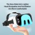 VRShinecon G11 VR Headset VR Goggles Headset With Adjustable High Definition Lens 3D Experience Compatible For Switch Game Console Blue and white