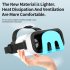 VRShinecon G11 VR Headset VR Goggles Headset With Adjustable High Definition Lens 3D Experience Compatible For Switch Game Console Blue and white