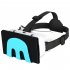 VRShinecon G11 VR Headset VR Goggles Headset With Adjustable High Definition Lens 3D Experience Compatible For Switch Game Console Blue and white