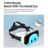 VRShinecon G11 VR Headset VR Goggles Headset With Adjustable High Definition Lens 3D Experience Compatible For Switch Game Console Blue and white