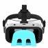 VRShinecon G11 VR Headset VR Goggles Headset With Adjustable High Definition Lens 3D Experience Compatible For Switch Game Console Blue and white