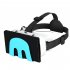 VRShinecon G11 VR Headset VR Goggles Headset With Adjustable High Definition Lens 3D Experience Compatible For Switch Game Console Blue and white