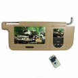 Sun Visor Monitor - iPod Player + SD Reader + FM Transmitter