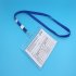 Vaccination Card Protector 4x3 Inches Immunization Record Vaccine Cards Cover Holder Clear Plastic Sleeve 8 sets Rope Sleeve