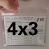 Vaccination Card Protector 4x3 Inches Immunization Record Vaccine Cards Cover Holder Clear Plastic Sleeve 20 sets in Rope Sleeve