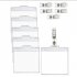 Vaccination Card Protector 4x3 Inches Immunization Record Vaccine Cards Cover Holder Clear Plastic Sleeve 10 sets Set   clip