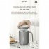 Vacuum Insulated Coffee Mug 500ml Large Capacity Anti scalding Double Wall 304 Stainless Steel Straw Cup With Lid white