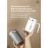 Vacuum Insulated Coffee Mug 500ml Large Capacity Anti scalding Double Wall 304 Stainless Steel Straw Cup With Lid white