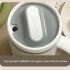 Vacuum Insulated Coffee Mug 500ml Large Capacity Anti scalding Double Wall 304 Stainless Steel Straw Cup With Lid gray