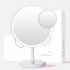 Vanity Mirror With Lights  1X 10X Magnifying Vanity Mirror  Smart Touch Control 3 Colors Dimmable Mirror 10inch Round Mirror With Stable Time Display Base  For 