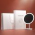 Vanity Mirror With Lights  1X 10X Magnifying Vanity Mirror  Smart Touch Control 3 Colors Dimmable Mirror 10inch Round Mirror With Stable Time Display Base  For 
