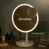 Vanity Mirror With Lights  1X 10X Magnifying Vanity Mirror  Smart Touch Control 3 Colors Dimmable Mirror 10inch Round Mirror With Stable Time Display Base  For 