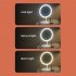 Vanity Mirror With Lights  1X 10X Magnifying Vanity Mirror  Smart Touch Control 3 Colors Dimmable Mirror 10inch Round Mirror With Stable Time Display Base  For 