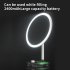 Vanity Mirror With Lights  1X 10X Magnifying Vanity Mirror  Smart Touch Control 3 Colors Dimmable Mirror 10inch Round Mirror With Stable Time Display Base  For 