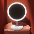 Vanity Mirror With Lights  1X 10X Magnifying Vanity Mirror  Smart Touch Control 3 Colors Dimmable Mirror 10inch Round Mirror With Stable Time Display Base  For 