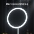 Vanity Mirror With Lights  1X 10X Magnifying Vanity Mirror  Smart Touch Control 3 Colors Dimmable Mirror 10inch Round Mirror With Stable Time Display Base  For 