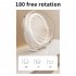 Vanity Mirror With Lights  Smart Touch Control 3 Colors Dimmable Mirror 360  Rotation 11 8 Inch Round Mirror With Stable Base  Lighted Makeup Mirror For Home Van