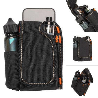 Vape Pocket Waist Carrying Bag For Electronic Cigarette Rdta Rda Atomizer Bags Black