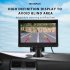 Vehicle Backup Camera 7 inch Monitor Kit Waterproof Ahd 1080p Night Vision Rear View Camera Black