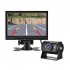 Vehicle Backup Camera 7 inch Monitor Kit Waterproof Ahd 1080p Night Vision Rear View Camera Black