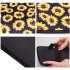 Vehicle Center Console Armrest Cover Pad Universal Fit Soft Stylish Sunflowers Pattern Comfort Center Console Armrest Cushion Single armrest