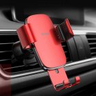 Vehicle Mount Air Outlet <span style='color:#F7840C'>Phone</span> Auto-locked Gravity <span style='color:#F7840C'>Universal</span> <span style='color:#F7840C'>Phone</span> Stand Mount red