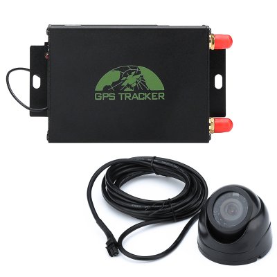 車両GPSトラッカー - クワッドバンドSIM、GPS + LBS、SMSアラート、ジオフェンシング、リアルタイムトラッキング、電話アプリ、カメラをサポート ...