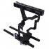 Veledge VD 07 Rod Rig DSLR Camera Video Cage Kit Stabilizer for Sony Gh4 A7S A7 A7R A7Rii A7Sii Camera Accessories black