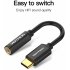 Vention for Type C 3 5 Earphone Adapter USB C Male to 3 5mm Female Jack for Xiaomi 6 Mi6 MIX 2 Huawei Mate10 P20 Pro AUX Audio Cable black