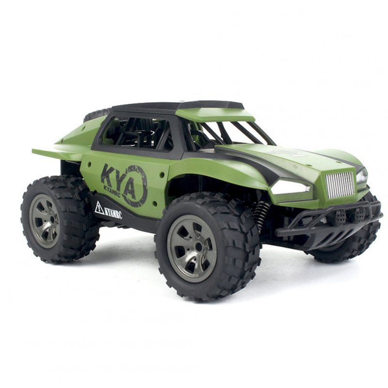 1:18 Desert Remote Control Off-road Car Big-foot 2.7g Climbing RC Racing Car Model Children Toy Green