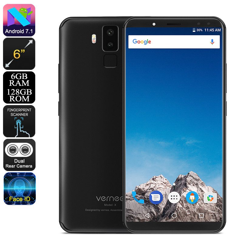Vernee X Smartphone (6G+128G Black)