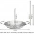 Vertical Rotisserie Pan With Vertical Skewer Grill  Stainless Steel Vertical Barbecue Stand With 3 Sizes Skewer  Detachable Barbecue Accessories Set 304 true co