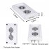 Vertical Stand With 2 Cooling Fans Dual Usb Ports 3 Level Cooler Compatible For Xbox Series S Game Console White
