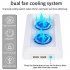 Vertical Stand With 2 Cooling Fans Dual Usb Ports 3 Level Cooler Compatible For Xbox Series S Game Console White