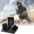 Vertical Stand with Cooling Fan and Dual Controllers Charging Station for PS4 PS4 Slim PS4 Pro Controllers Charging Station with Dual Charger Ports
