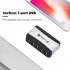 Vertical USB Hub Multi 7 Ports USB 2 0 Splitter with Power Adapter US Plug