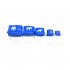 Veterinary Blood Pressure Cuff Animal Pet Sphygmomanometer Cuff Belt Pet Arm Blood Pressure Replacement Cuff No  2 blue TPU