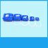 Veterinary Blood Pressure Cuff Animal Pet Sphygmomanometer Cuff Belt Pet Arm Blood Pressure Replacement Cuff No  2 blue TPU