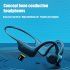 Vg02 Wireless  Headphone  Portable Sport Waterproof Earphone  Bluetooth compatible Headset Hifi Bone Conduction Bluetooth compatible 5 1 black