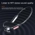 Vg03 Bluetooth compatible 5 0 Headset Stereo Noise Reduction Earphones Wireless Neckband Sports Headphones black