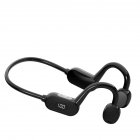 Vg07 Bone Conduction Headphones Wireless Bluetooth-compatible Ergonomic Sports Waterproof Headset With Mic black